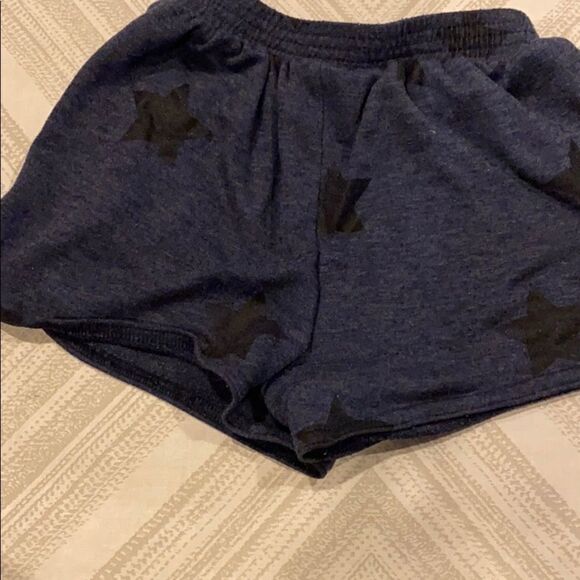 Terez Girls Blue Shorts with Black Stars - Picture 6 of 6